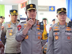 Kapolda Bali Cek Kesiapan Pengamanan Lebaran 2025 di Terminal Mengwi