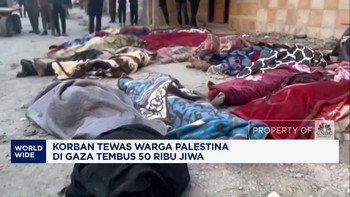 Video: Korban Tewas Warga Palestina di Gaza Tembus 50 Ribu Jiwa