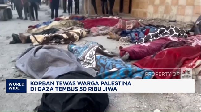 Korban Tewas Warga Palestina di Gaza Tembus 50 Ribu Jiwa