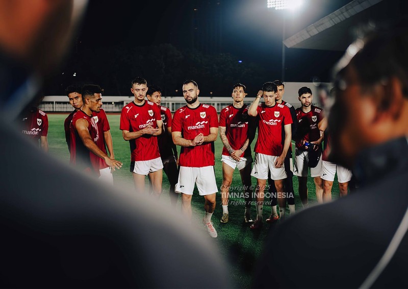 Latihan Timnas Indonesia jelang lawan Bahrain. (Dok PSSI)