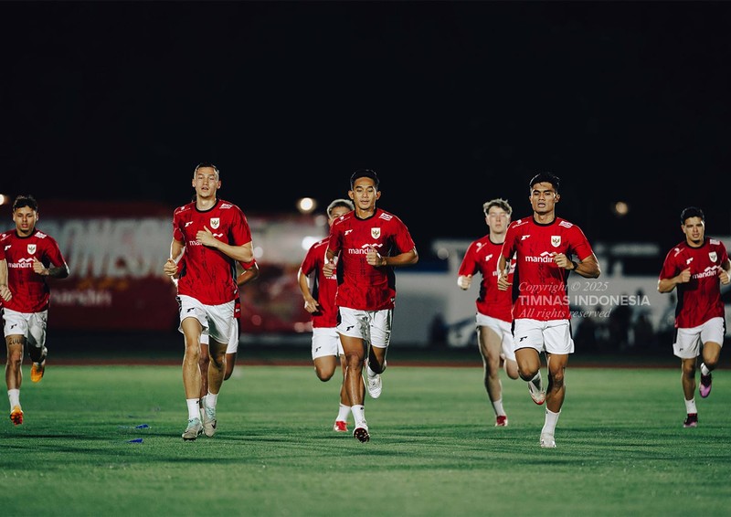 Latihan Timnas Indonesia jelang lawan Bahrain. (Dok PSSI) Latihan Timnas Indonesia jelang lawan Bahrain. (Dok PSSI)