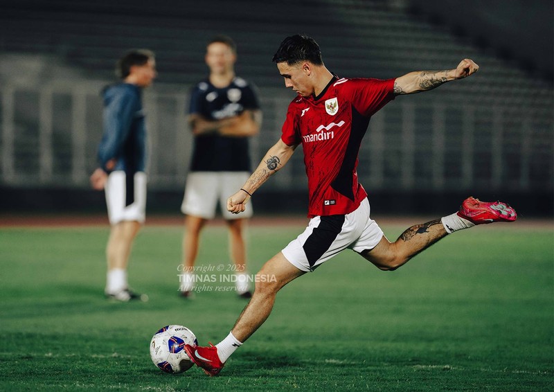 Latihan Timnas Indonesia jelang lawan Bahrain. (Dok PSSI)