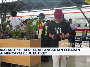 Video: Penjualan Tiket Kereta Api Lebaran Tembus 2,5 Juta Tiket