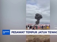 Video: Pesawat Tempur Jatuh Tewaskan Pilot