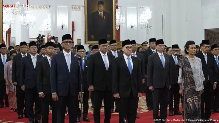 Presiden Prabowo Lantik Para Duta Besar Luar Biasa dan Berkuasa Penuh RI, 24 Maret 2025. (Tangkapan Layar Youtube)