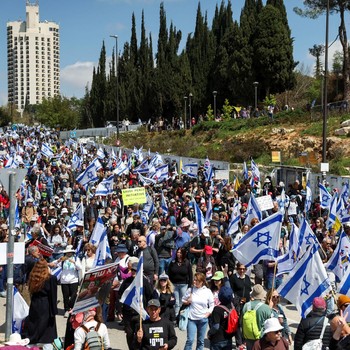 Potret Demo Besar-besaran di Israel, Netanyahu di Ujung Tanduk?