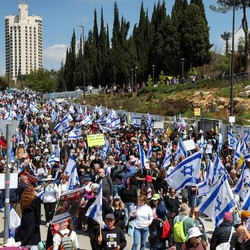 Protes Besar-Besaran Guncang Israel, Laut Manusia 'Goyang' Netanyahu