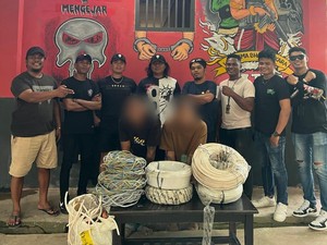 Dua Buruh Ditangkap gegara Curi 6 Rol Kabel Tembaga di Labuan Bajo