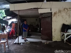 Wanita Lansia di Manado Nyaris Diterjang Longsor Usai Nyapu di Teras Rumah
