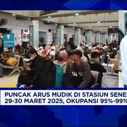 Video: Pantauan Arus Mudik di Stasiun Pasar Senen H-5 Lebaran
