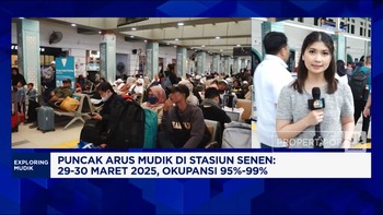 Video: Pantauan Arus Mudik di Stasiun Pasar Senen H-5 Lebaran