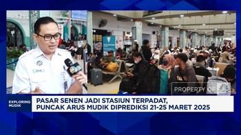 Video: Puncak Arus Mudik, Pasar Senen Jadi Stasiun Terpadat