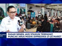 Video: Puncak Arus Mudik, Pasar Senen Jadi Stasiun Terpadat