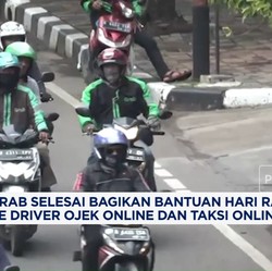 Video: Grab dan Maxim Sudah Bagi-Bagi Bonus Hari Raya ke Pengemudi