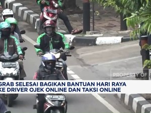 Video: Grab dan Maxim Sudah Bagi-Bagi Bonus Hari Raya ke Pengemudi