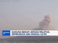 Video: Gunung Berapi Jepang Meletus, Semburkan Abu Hingga 1,8 KM