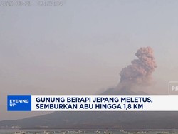 Video: Gunung Berapi Jepang Meletus, Semburkan Abu Hingga 1,8 KM