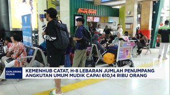 Video: H-8 Lebaran Penumpang Angkutan Umum Mudik Tembus 610 Ribu Orang