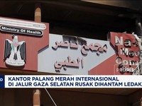 Video:Kantor Palang Merah Internasional di Gaza Rusak Dihantam Ledakan