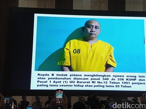 Kopda Basar Penembak 3 Polisi Dijerat Pasal Pembunuhan dan UU Darurat