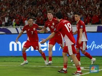 Babak 1 Indonesia Vs China: Garuda Unggul 1-0 Lewat Gol Penalti Romeny