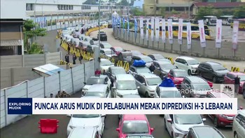Video: Puncak Arus Mudik di Pelabuhan Merak Diprediksi H-3 Lebaran
