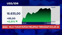 Video: Rupiah Ambruk ke Rp16.635 per USD, Dekati Level Saat 1998