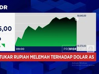 Video: Rupiah Ambruk ke Rp16.635 per USD, Dekati Level Saat 1998