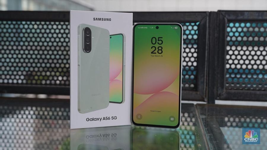 Samsung Galaxy A56 5G. (CNBC Indonesia/Tias Budiarto)