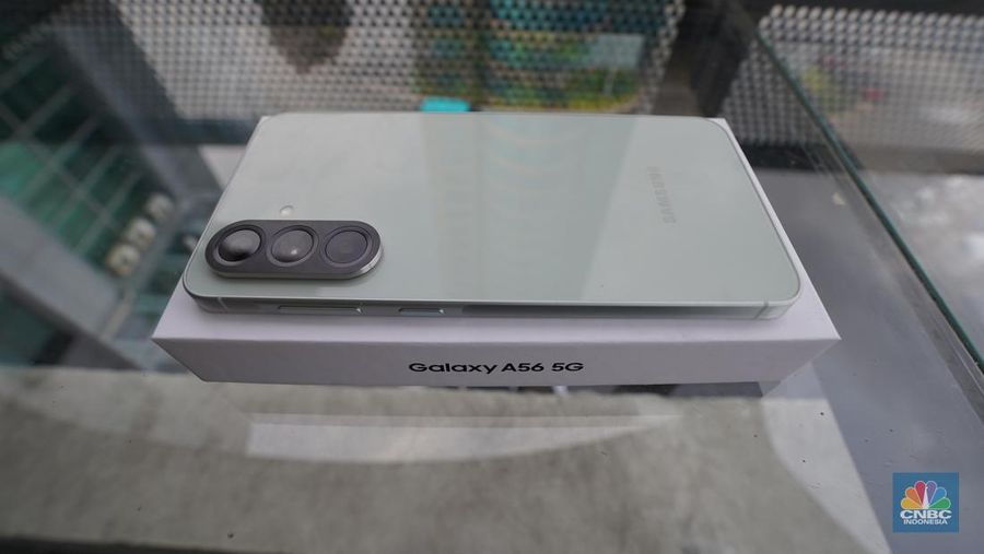 Samsung Galaxy A56 5G. (CNBC Indonesia/Tias Budiarto)