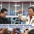 Video:  Indonesia Menang, Prabowo: Timnas Berhasil, Maju Terus!