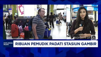 Video: Stasiun Gambir Ramai Dipadati Pemudik Lebaran 2025