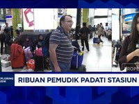 Video: Stasiun Gambir Ramai Dipadati Pemudik Lebaran 2025