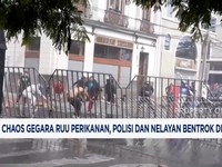 Video: Chaos Gegara RUU Perikanan, Polisi dan Nelayan Bentrok di Chile