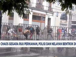 Video: Chaos Gegara RUU Perikanan, Polisi dan Nelayan Bentrok di Chile