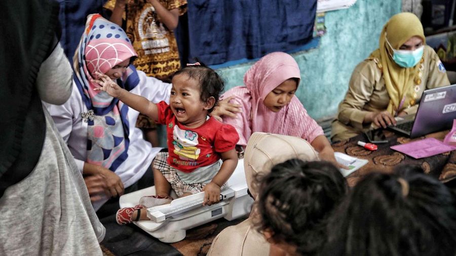 Ilustrasi anak stunting. (Dok. Detikcom/Pradita Utama)