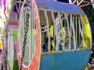 Viral Tiang Bianglala di Alun-alun Ponorogo Copot, Pengunjung Panik