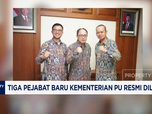  Menteri Pekerjaan Umum Lantik 3 Pejabat Baru Kementerian PU