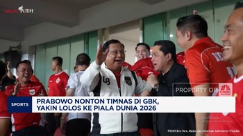 Video: Prabowo Girang Timnas Menang, Yakin Tembus Piala Dunia