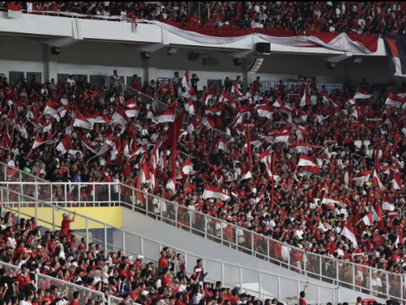 Presiden RI, Prabowo Menonton Langsung Pertandingan Timnas Indonesia vs Bahrain. (Instagram/Prabowo)