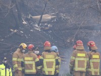 Potret Helikopter Jatuh 'Ditelan' Kebakaran Hutan Dahsyat di Korsel