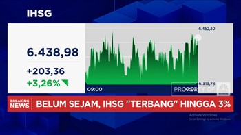 Video: Rebound di Awal Perdagangan, IHSG Menguat Lebih Dari 3%