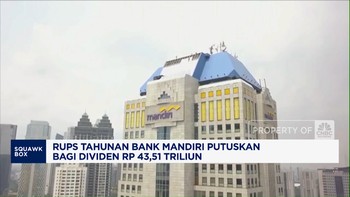 Video: RUPS Tahunan Bank Mandiri Putuskan Bagi Dividen Rp43,51 Triliun