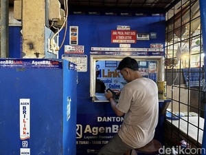 Agen BRILink di Pasar Induk Buka 24 Jam, Wajib Pelototi Uang Palsu
