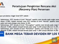 Video: Bank Mega Tebar Deviden Rp 1,05 Triliun