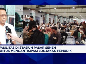 Video: Intip Fasilitas Stasiun Pasar Senen Antisipasi Lonjakan Pemudik