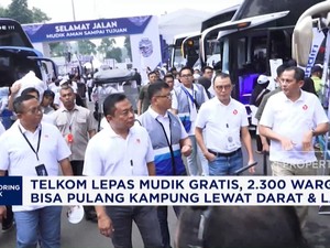 Video: Telkom Lepas 2.300 Pemudik Gratis via Darat & Laut
