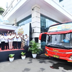 Mudik Aman-Nyaman, Menteri ESDM & Dirut Pertamina Lepas 1.407 Pemudik