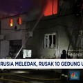 Video: Drone Rusia Meledak, 10 Gedung Rusak di Ukraina