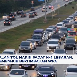 Video: Jalan Tol Makin Padat H-5 Lebaran, Kemenhub Beri Imbauan WFA